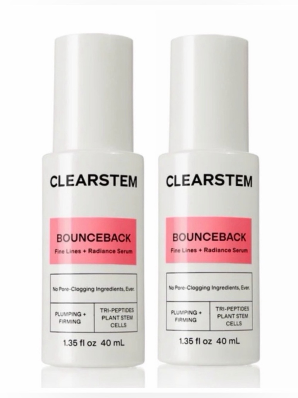 (2)x Clearstem bounce back “no Botox” serum NEW